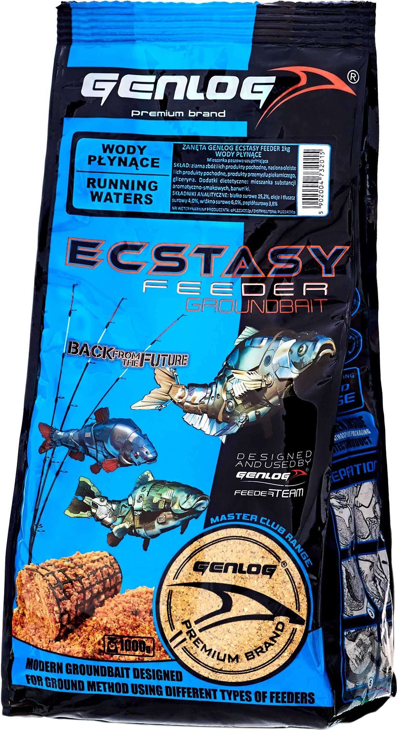 Genlog ZGFE102 - GENLOG ZANĘTA FEEDER ECSTASY - WODY PŁYNĄCE 1000g uniwersalny