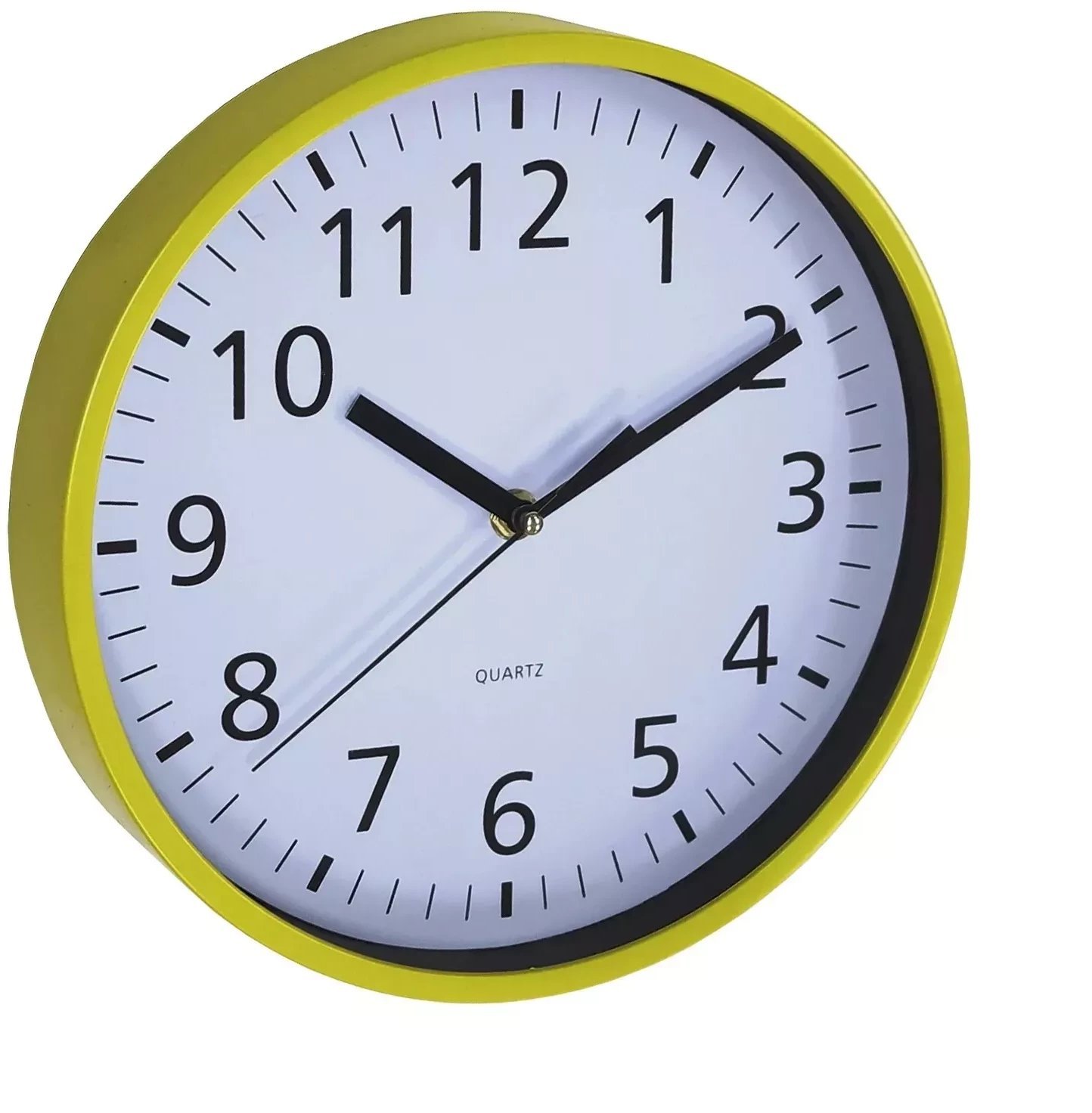 Wall clock O25 5cm yellow 8032633060030
