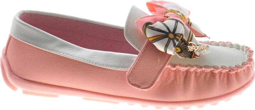 Pantofelek24 Casualowe półbuty dziewczęce Różowe /G11-2 8135 S191/ 34