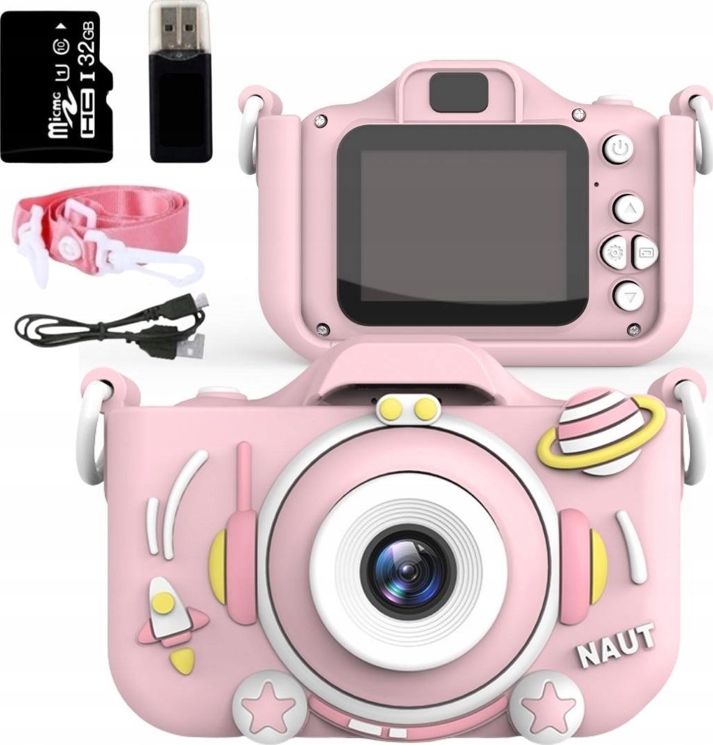 Aparat cyfrowy APARAT CYFROWY DLA DZIECI KAMERA 40Mpx +KARTA 32GB