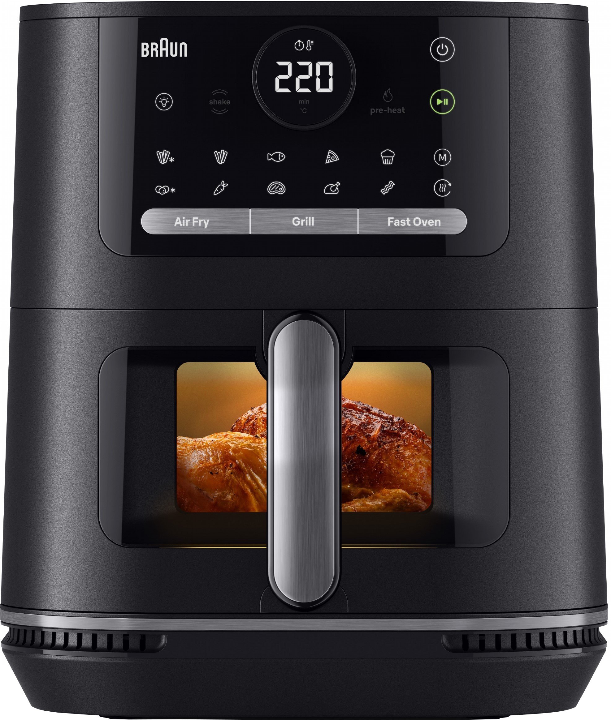 Frytkownica beztłuszczowa Braun AIR FRYER HF5075IBK BK BRAUN