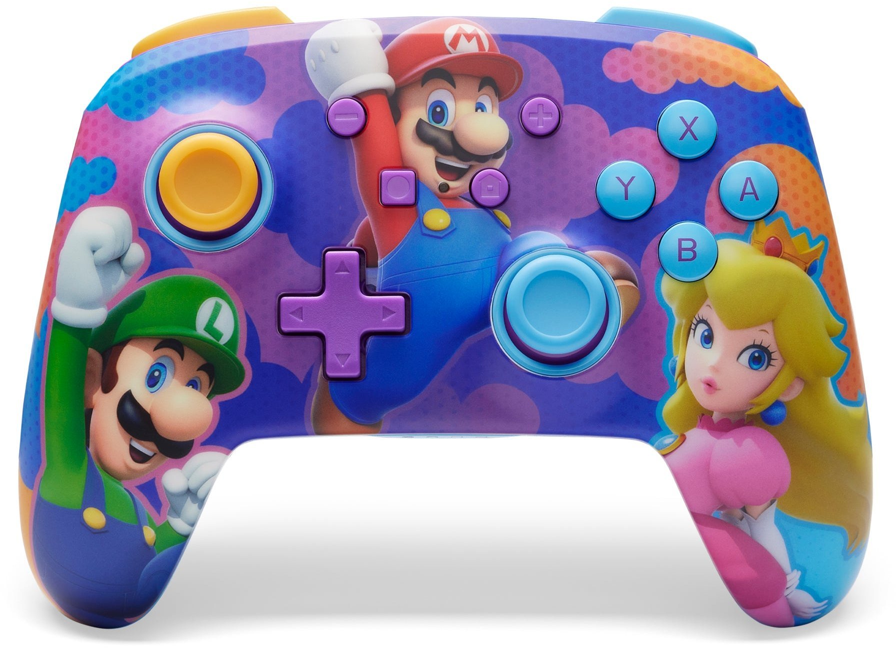 PowerA Enhanced Wireless Game Controller, Mario, Switch