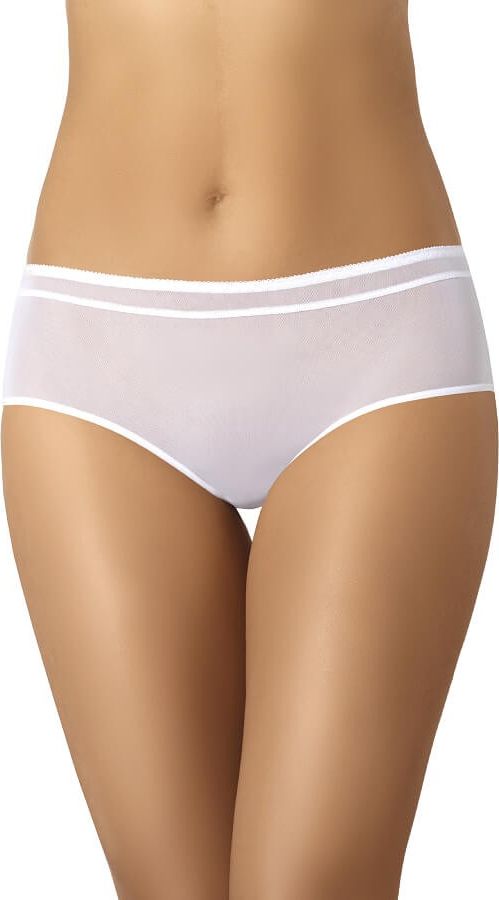 Teyli Majtki szorty klasyczne siateczkowe Nano białe L Biały