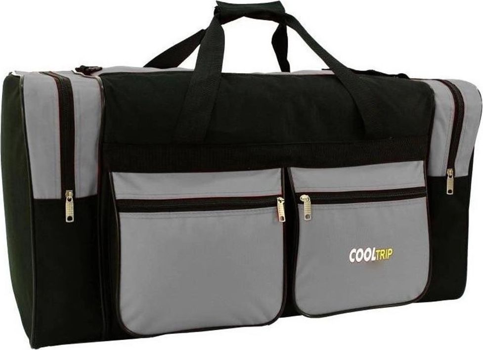 Pellucci Torba podróżna podręczna PELLUCCI RGL M18 Szaro Czarna uniwersalny