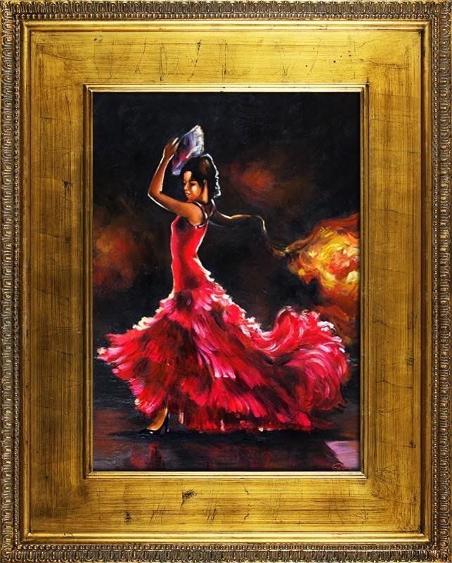 GO-BI Obraz "Inne" ręcznie malowany 80x100cm