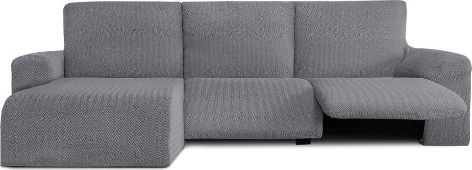 Eysa Confeccion Pokrowiec na lewy szezlong z krótkim ramieniem Eysa JAZ Szary 120 x 120 x 360 cm