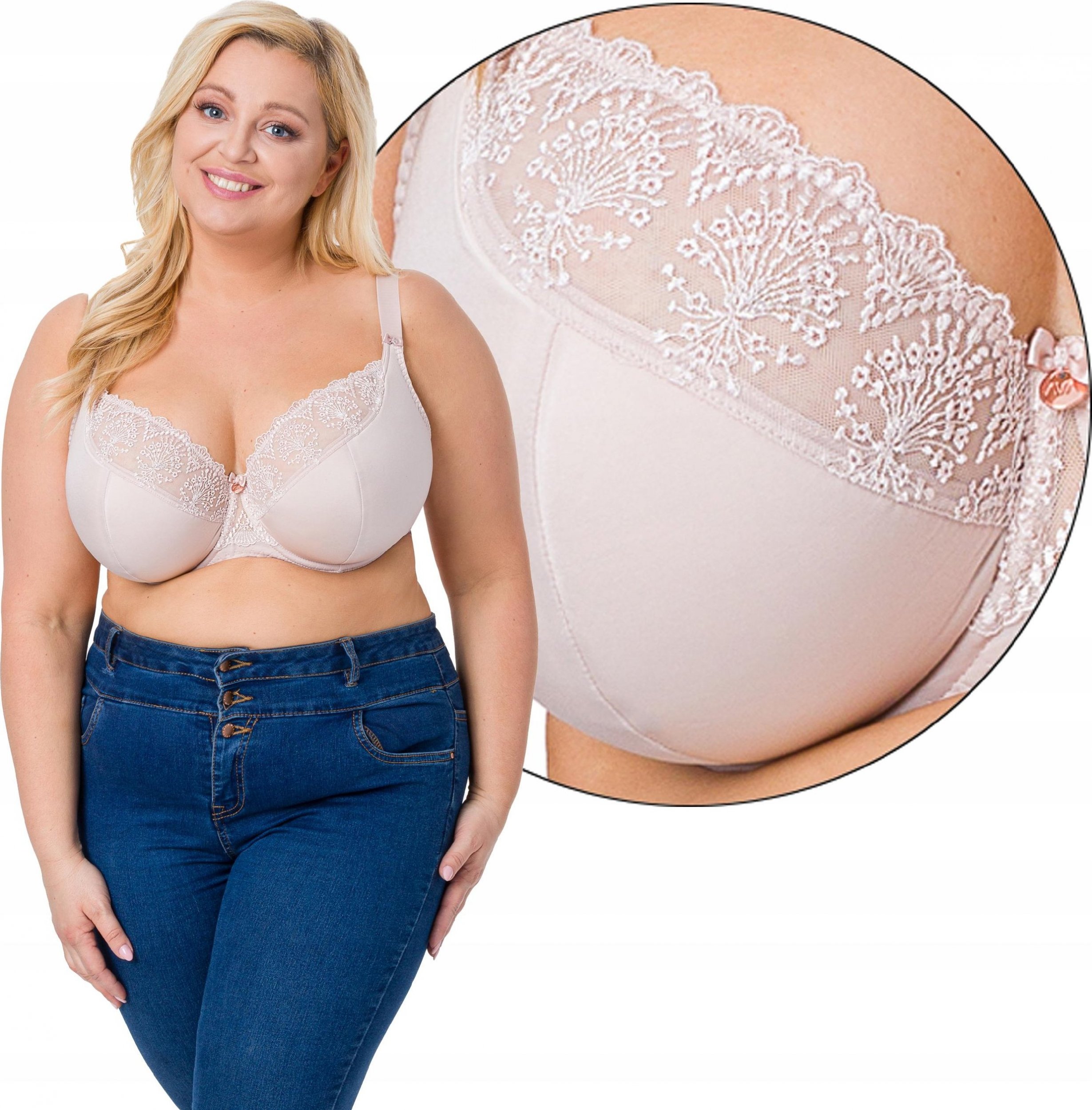 Ava Fressia AV 1921 biustonosz półusztywniany - beżowy / cielisty 80G