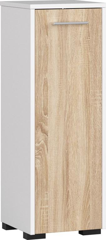 Fabryka Mebli Akord SZAFKA ŁAZIENKOWA STOJĄCA FIN S 30 cm BIAŁA / SONOMA