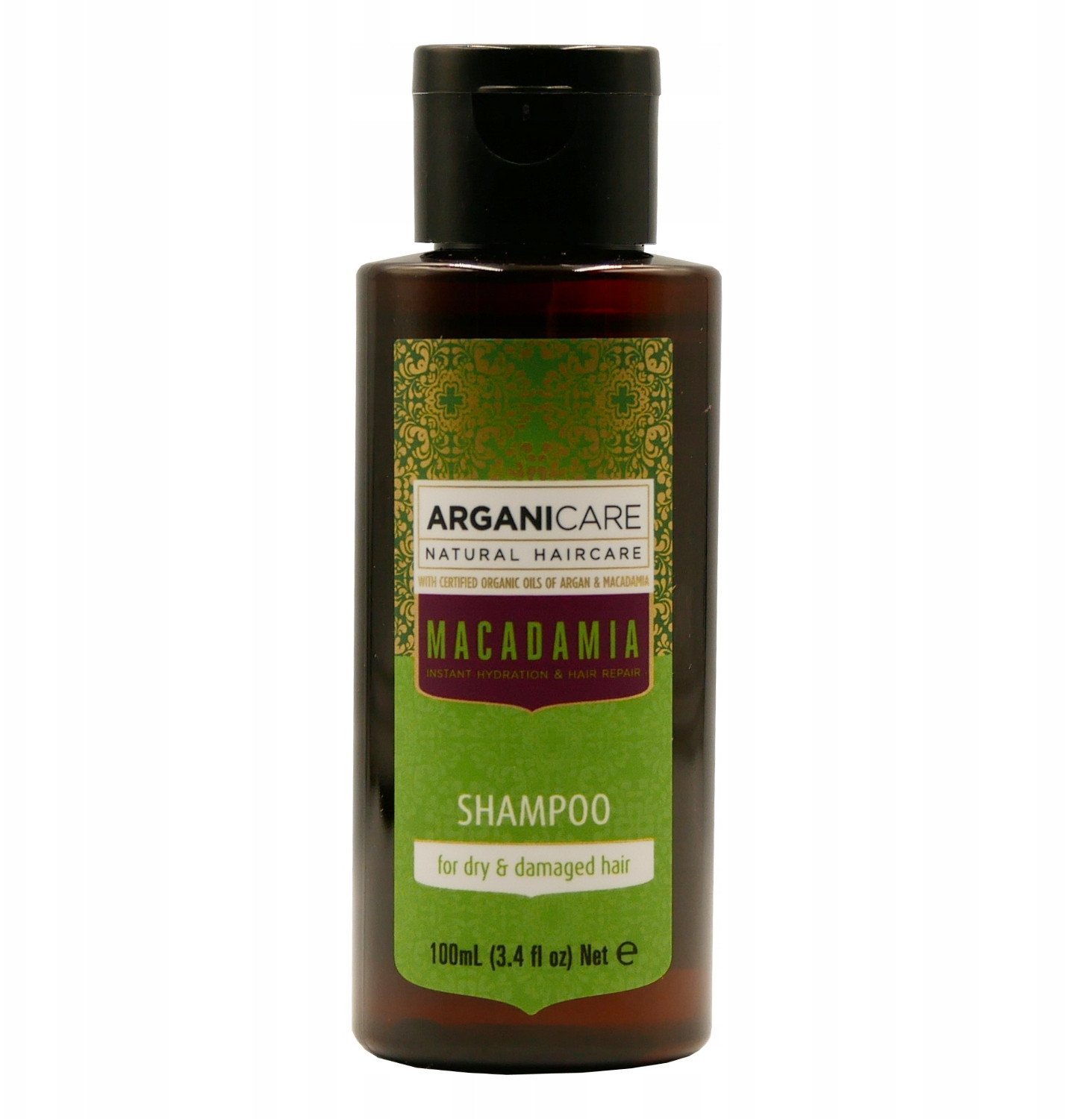ARGANICARE_Macadamia Shampoo szampon nawilżający do włosów suchych 100ml