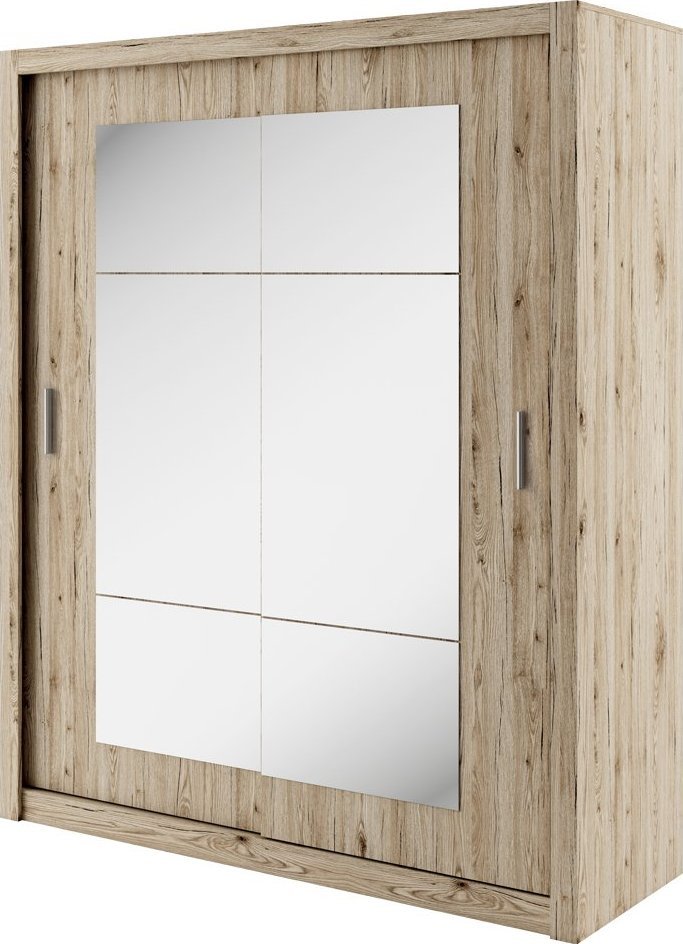 Selsey SELSEY Szafa Idea 180 cm z lustrami San remo