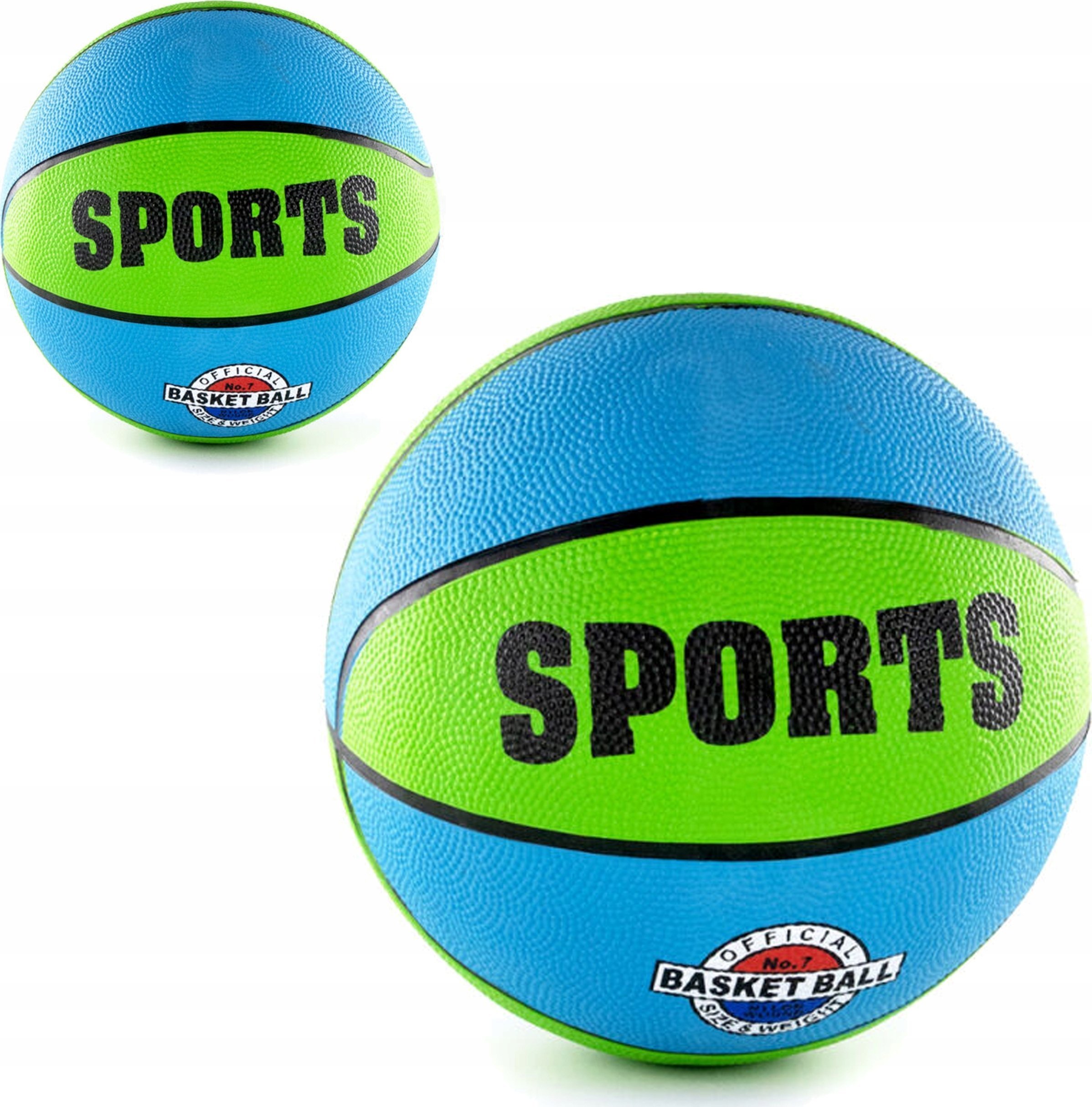 Piłka do koszykówki 7" kolorowa EB047667 88951