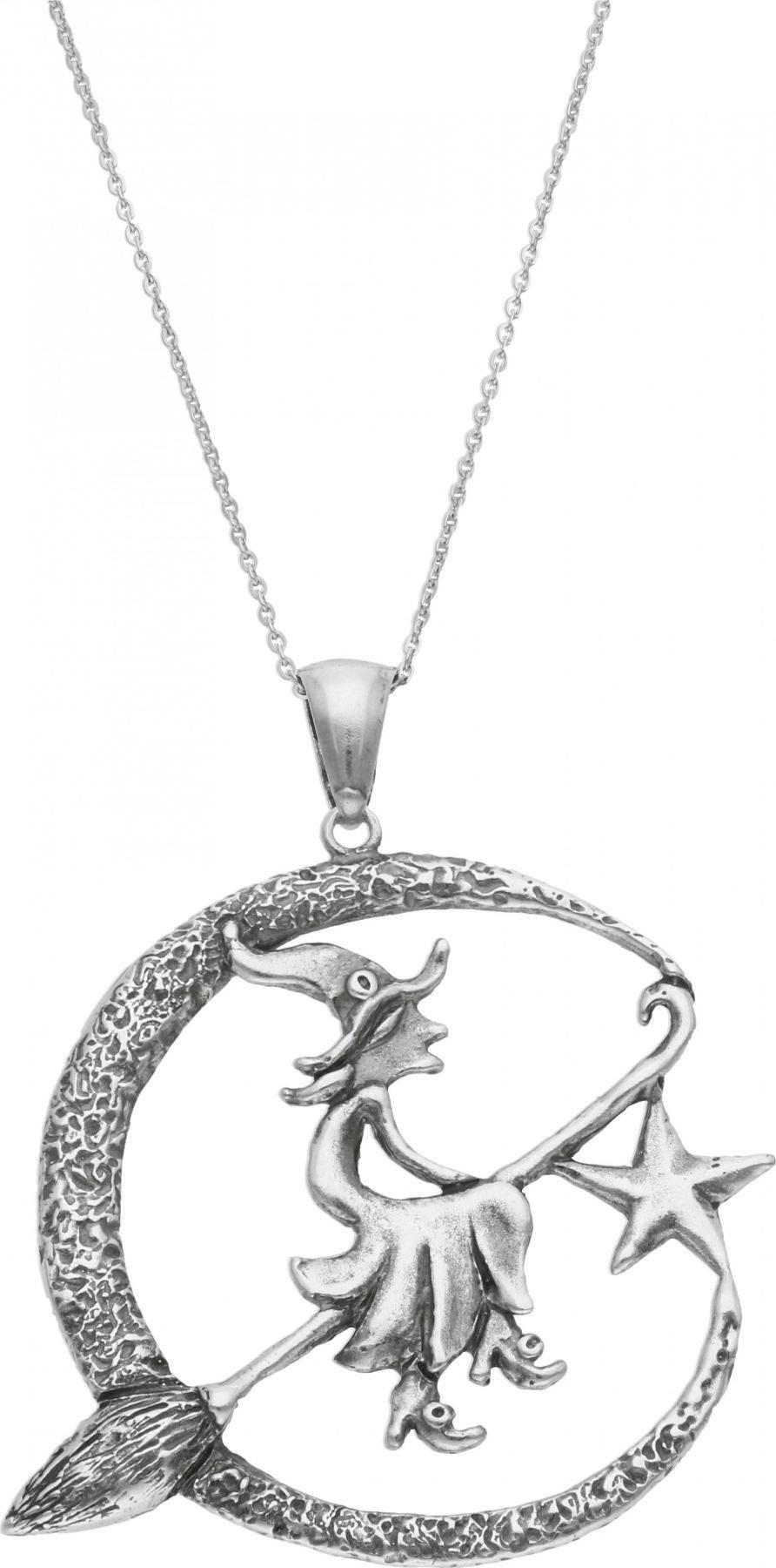 Rosanto Srebrna zawieszka baba jaga czarownica 925