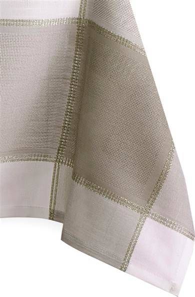 AmeliaHome TCLOTH/AH/SEVRAN/BEIGE+WHITE/110X160