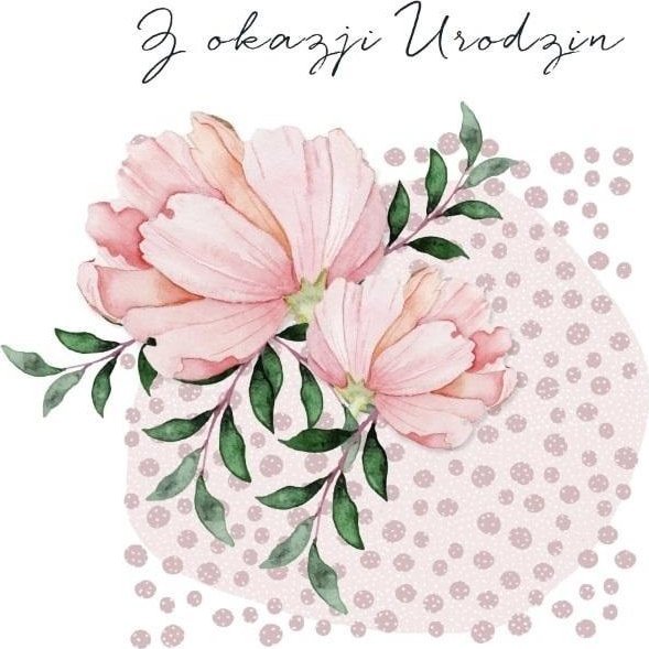 Karnet Swarovski kwadrat CL4506_PO Z okazji Urodzi