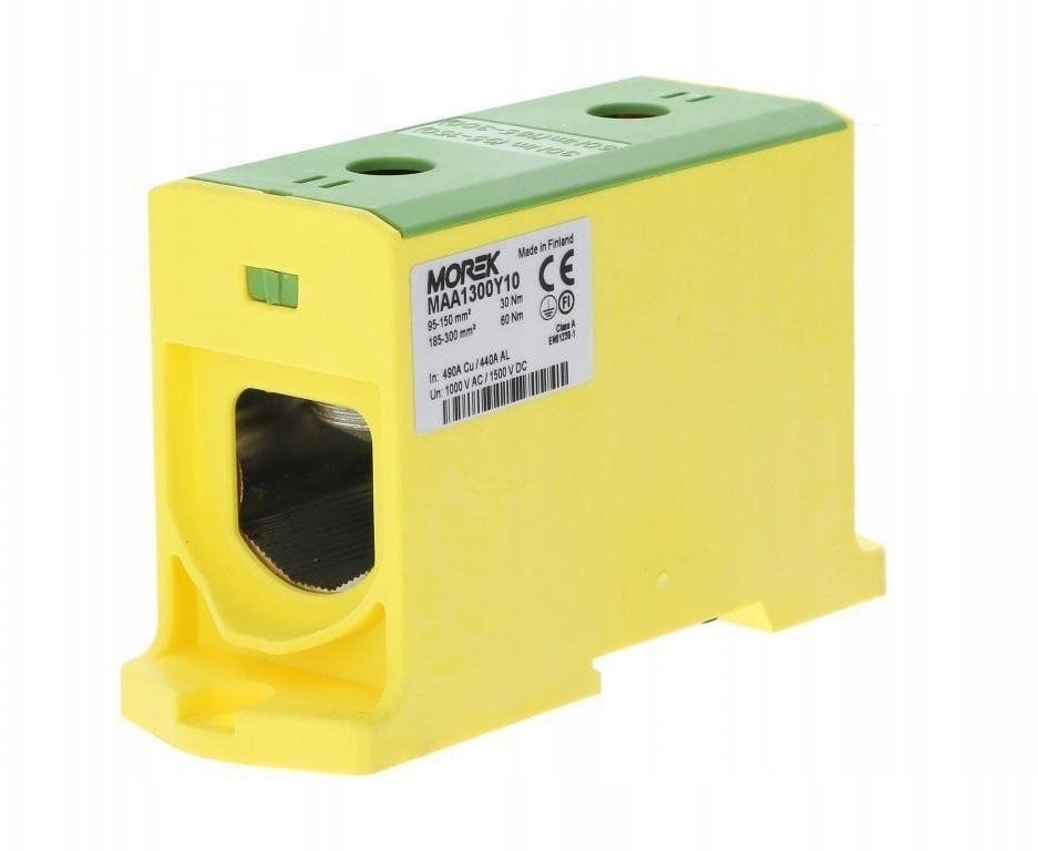 MOREK Złączka OTL300 yellow-green Al/Cu 1x95-300mm2 1000V AC / 1500V DC Zacisk universal MAA1300Y10