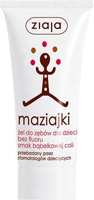 Ziaja Maziajki żel do zębów dla dzieci smak bąbelkowej coli 50 ml