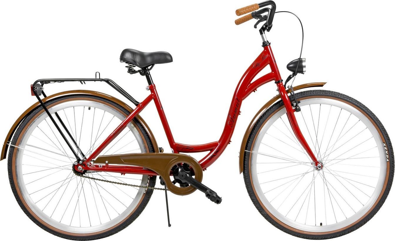 Book on Demand Ltd. Dviratis AZIMUT City Lux 28" 2023 bordo-brown