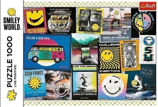 Trefl Puzzle 1000 Żyj pozytywnie! TREFL