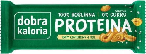 Dobra Kaloria Baton proteinowy masło orzechowe z solą 45g Dobra Kaloria