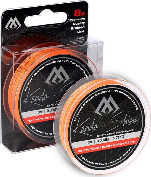 Mikado Plecionka Mikado Kendo Shine 0.12mm/9.62kg/10m fluo pomarańczowa