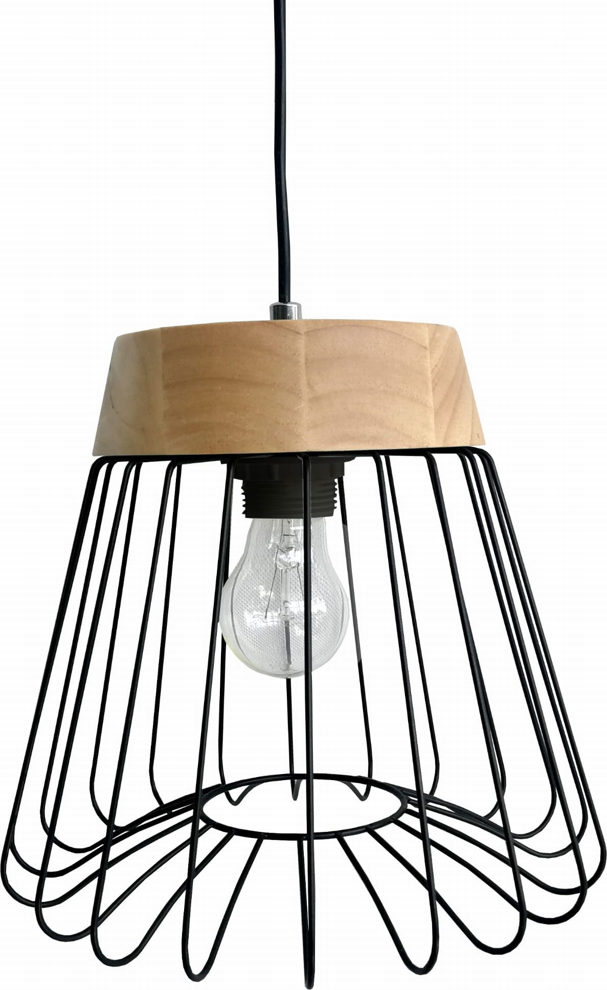 Lampa wisząca Light Prestige LP industrial czarny (LP-128/1P BK)