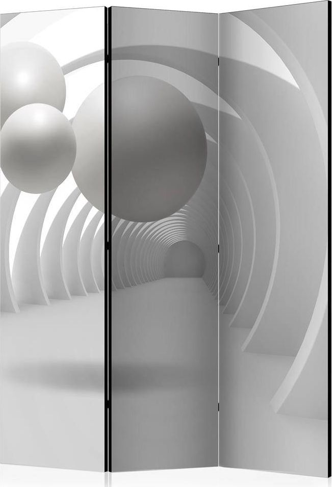Artgeist Parawan 3-częściowy - Biały tunel [Room Dividers] uniwersalny
