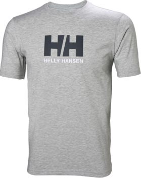 Helly Hansen Koszulka męska Logo T-Shirt Grey Melange r. L (33979-950)