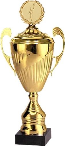 Victoria Sport Puchar metalowy złoty z przykrywką 7098/DP
