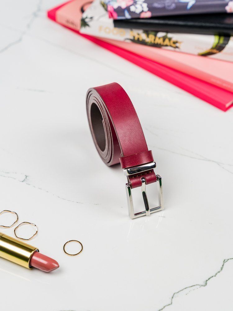 Rovicky Skórzany pasek damski Rovicky szerokość 2,50 cm Nie dotyczy