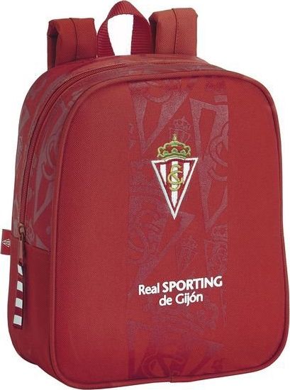 Real Sporting de Gijon Plecak dziecięcy Real Sporting de Gijón Czerwony