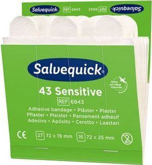 Cederroth Plastry Sensitive Cederroth Salvequick, 43 szt.