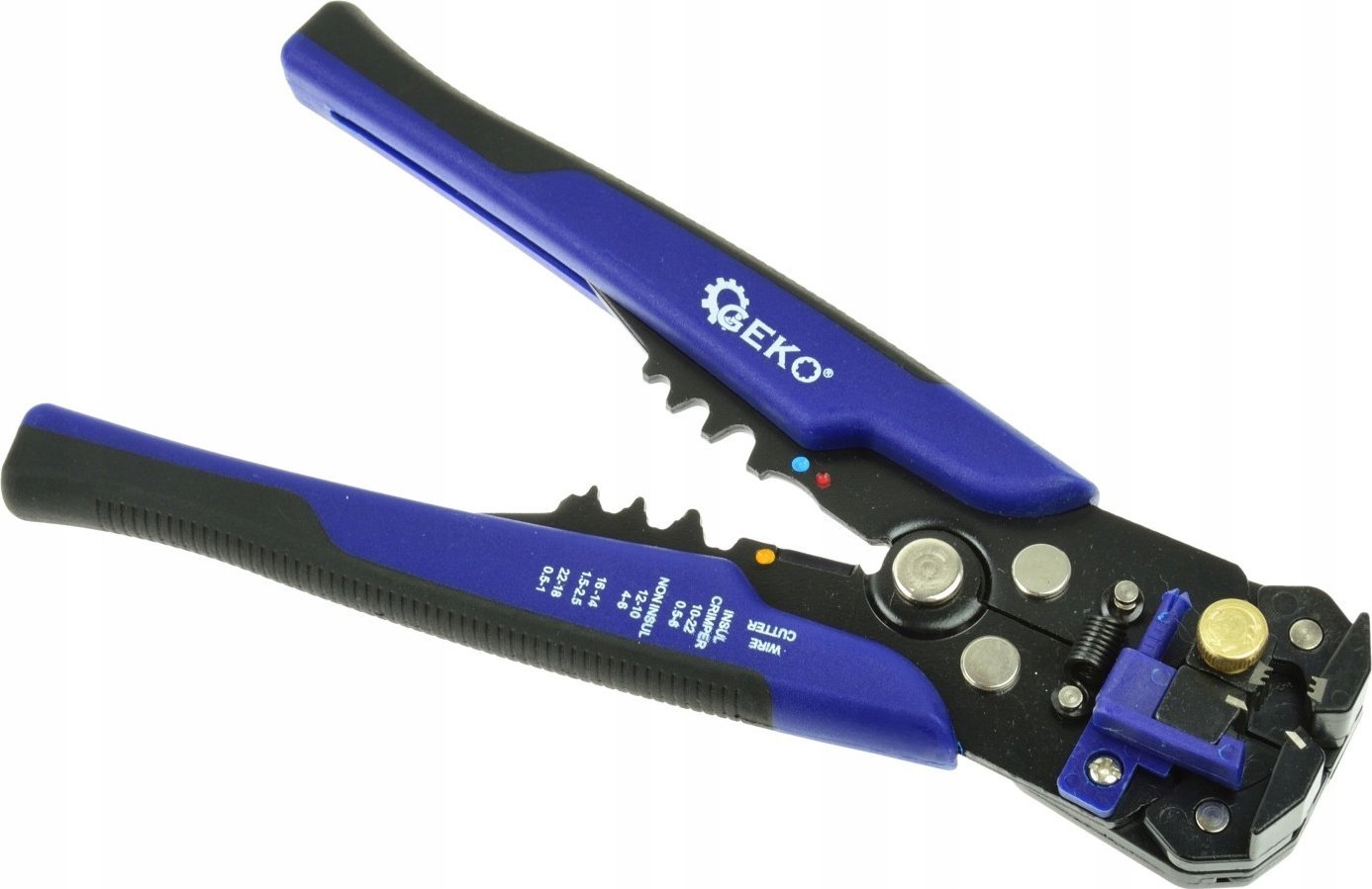 Geko Ściągacz izolacji wielofunkcyjny + zestaw konektorów i opasek 260el.(5/20)