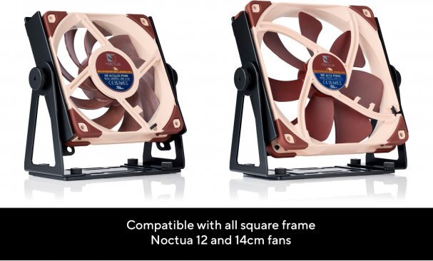 Noctua Noctua multi-purpose fan mount NV-FM1, pivoting (black (matt), 360° swivel)