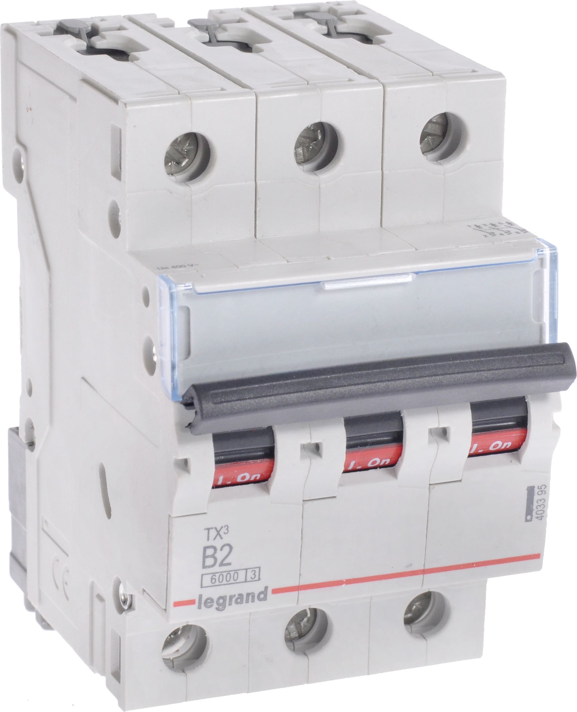 Legrand Wyłącznik nadprądowy 3P B 2A 6kA AC S303 TX3 (403395)