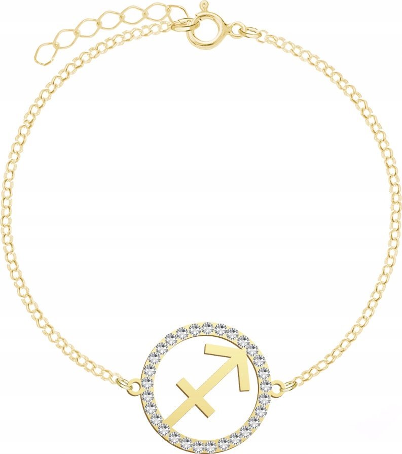 Radziszewska Jewellery Pozłacana Bransoletka Znak Zodiaku STRZELEC DEDYK