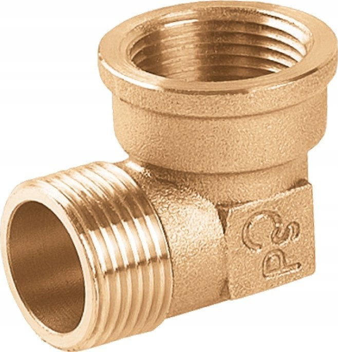 Perfexim Kolanko mosiądz wzmocnione WZ 1/2" PHA-311 G1/2 WZ PN16 [25/300]