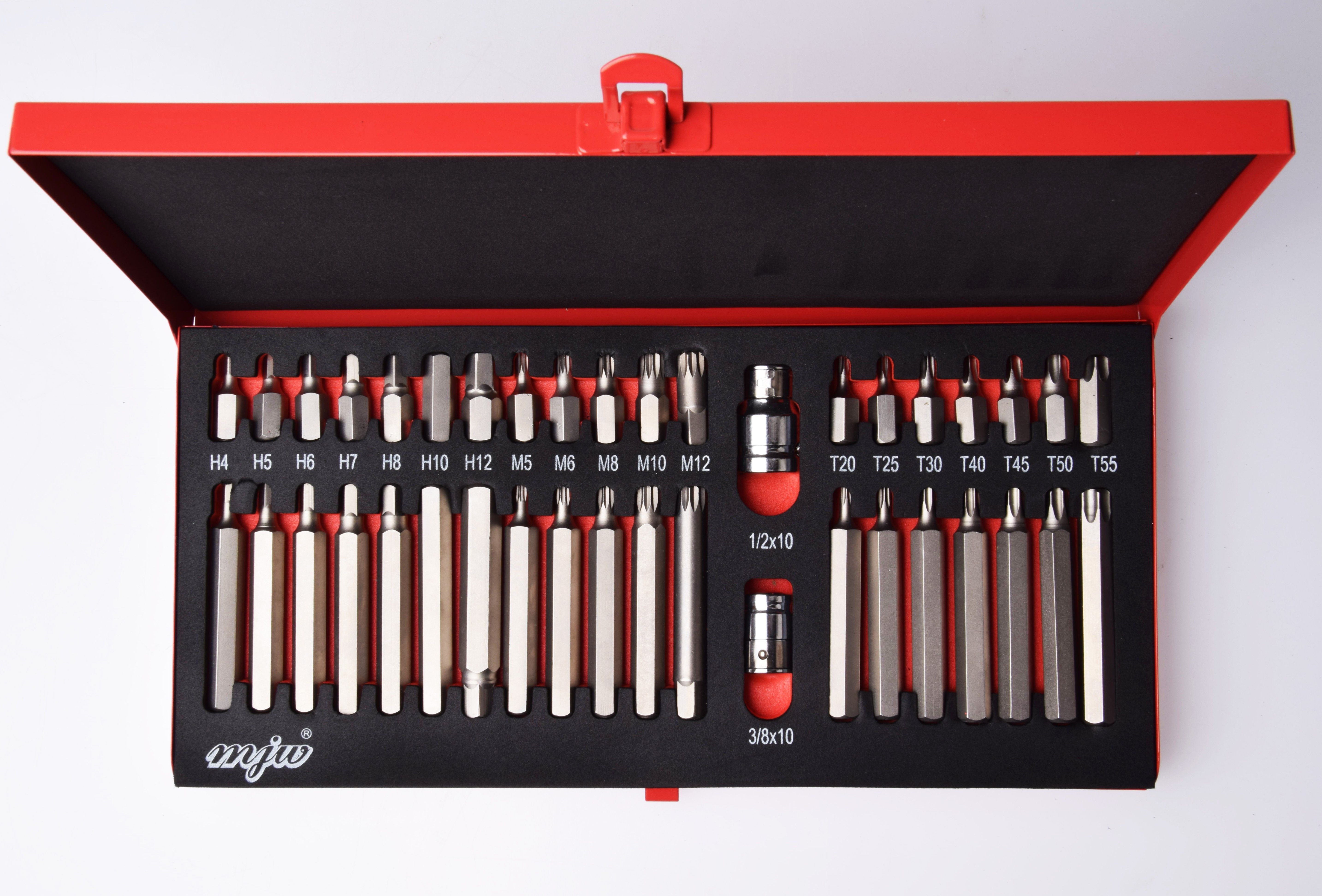 MJW Zestaw końcówek BIT 40 szt. S2