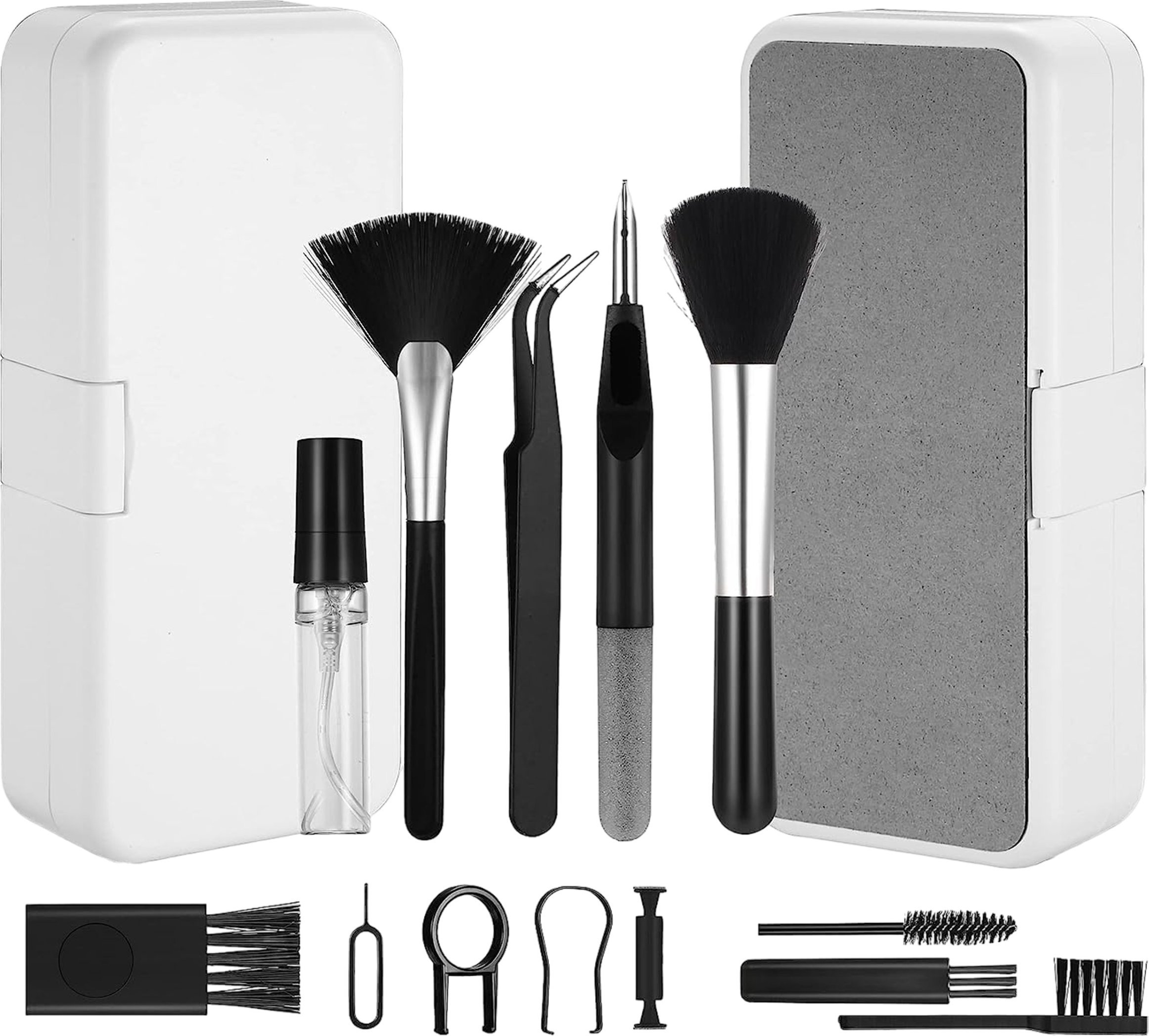 Alogy Zestaw do czyszczenia klawiatury telefonu słuchawek 18w1 Wielofunkcyjny Szczotka Klucz do SIM Czyścik Alogy Set