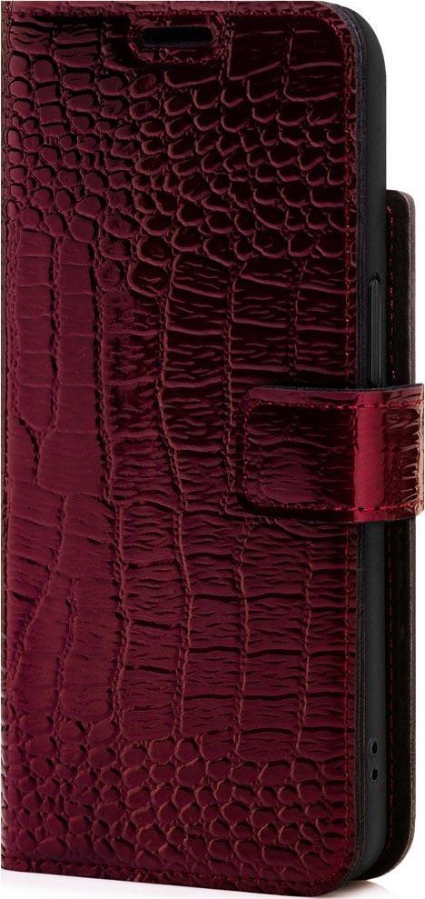 Surazo Skórzany pokrowiec na smartfon RFID Portfel z Klapką Premium - Cayme Czerwony - TPU Czarne Xiaomi Mi 11 Pro