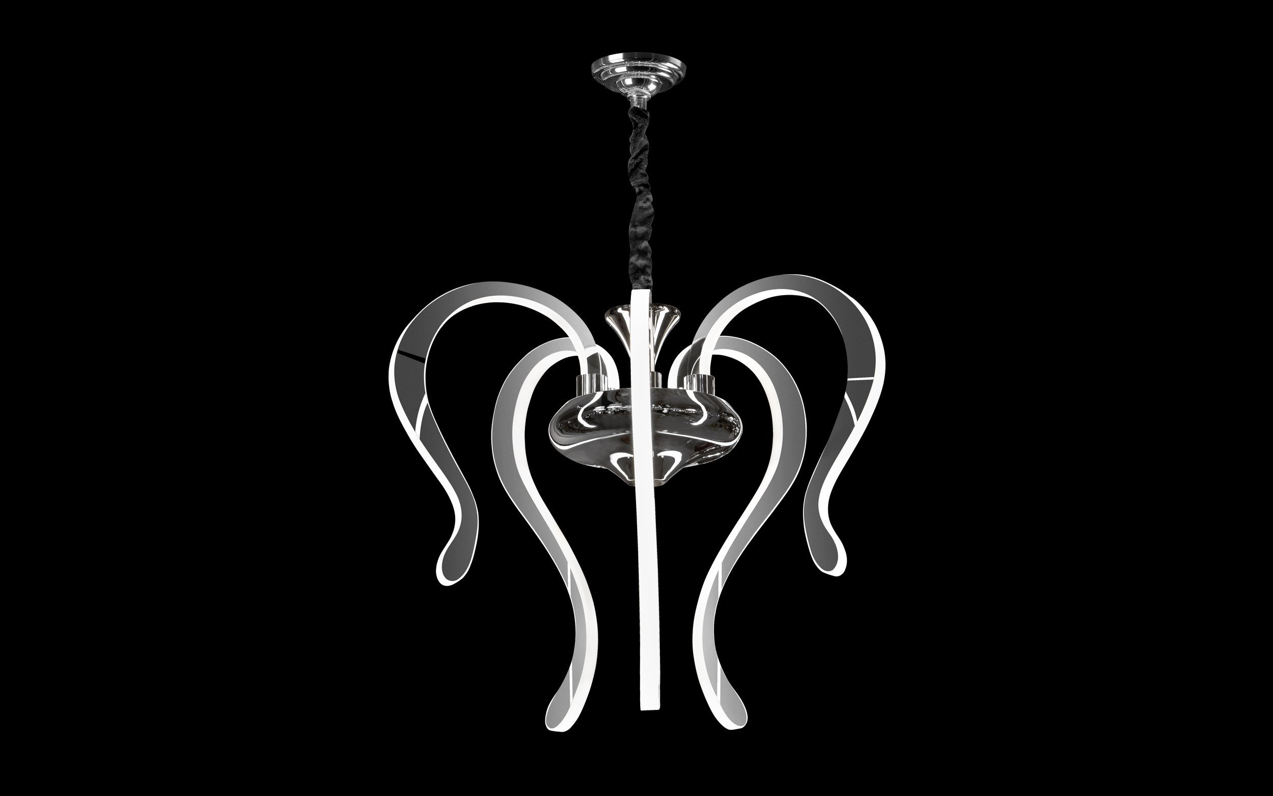 Lampa wisząca Witek Home Lampa wisząca Willow MD8618-3+3