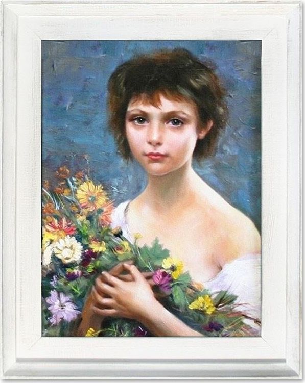 GO-BI Obraz "Inni" ręcznie malowany 37x47cm