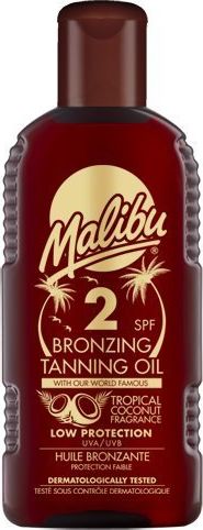 Malibu Bronzing Tanning Oil SPF2 W 200