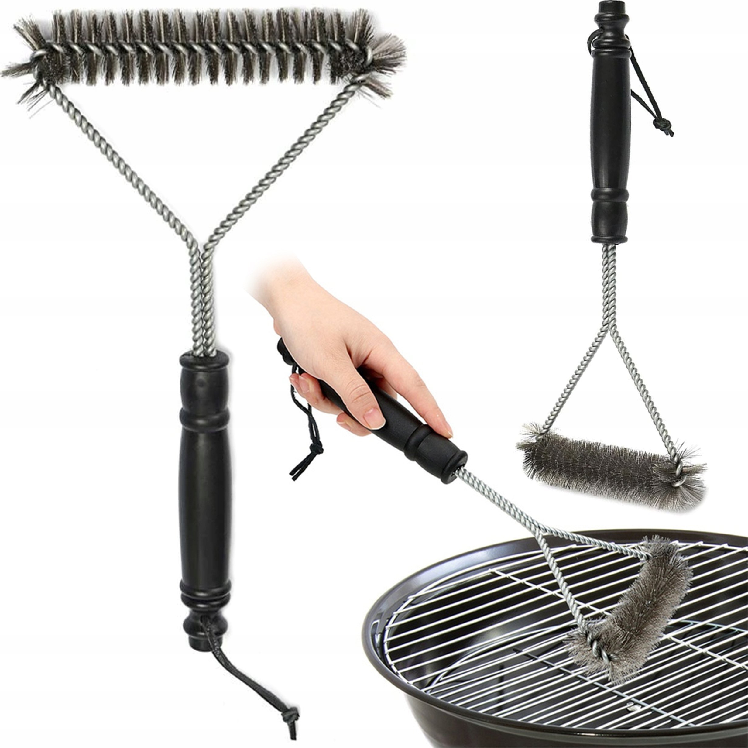 Gotel Q39C1 SZCZOTKA DRUCIANA SKROBA DO GRILLA