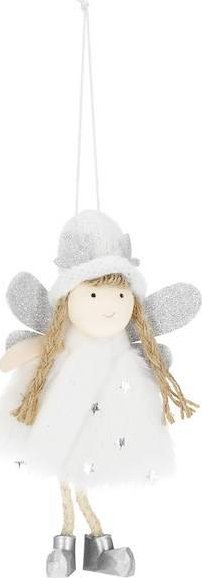 Springos Zawieszka choinkowa 14 cm, ozdoby świąteczne aniołek UNIWERSALNY