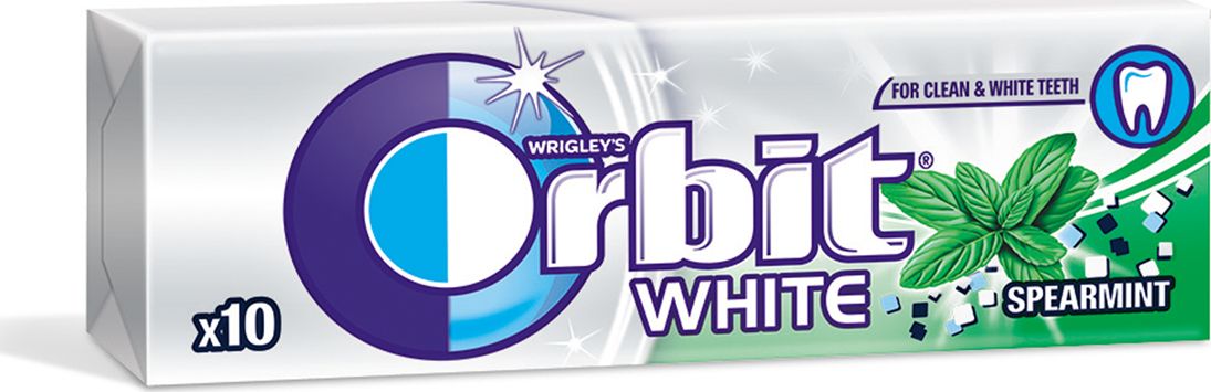 Orbit Orbit white spearmint guma 10 drażetek 14g