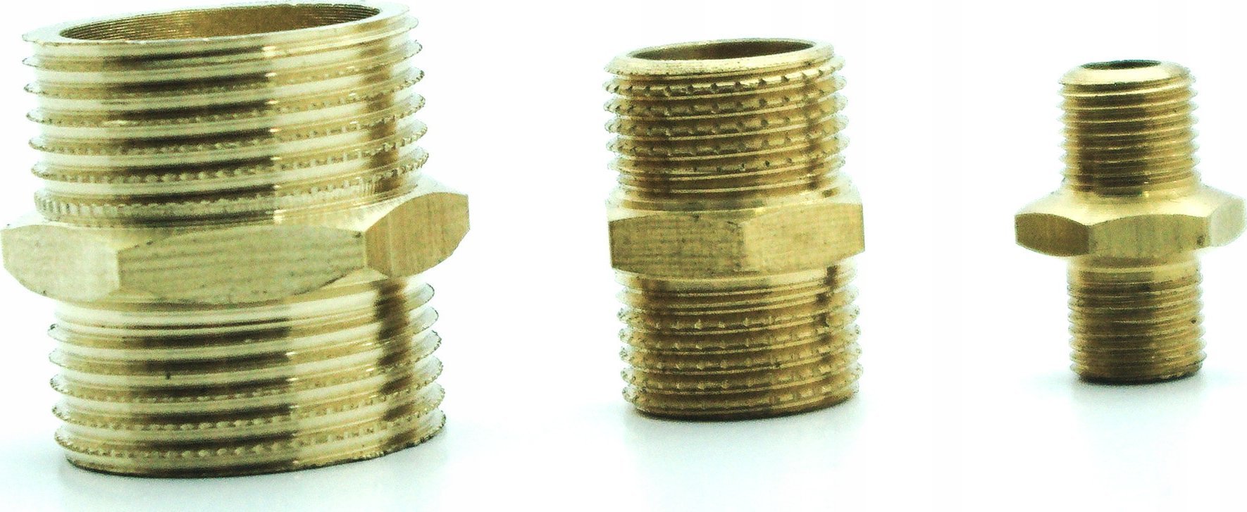 nypel 1" (DN25) mosiężny