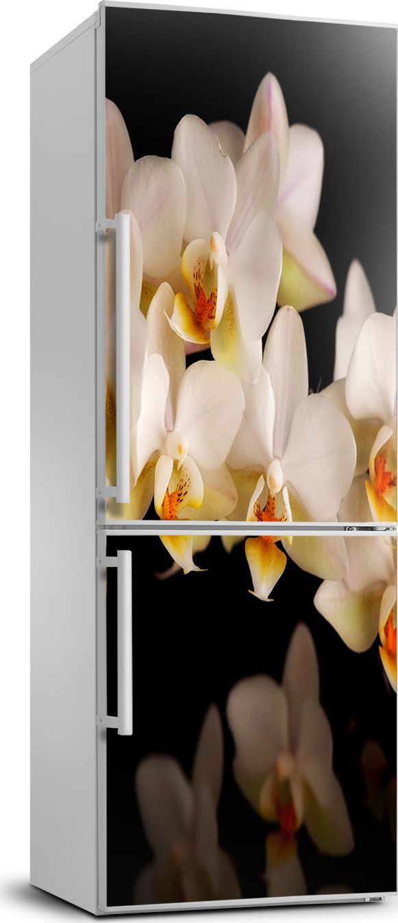 Tulup Naklejka samoprzylepna na lodówkę 70x190 cm Orchidea