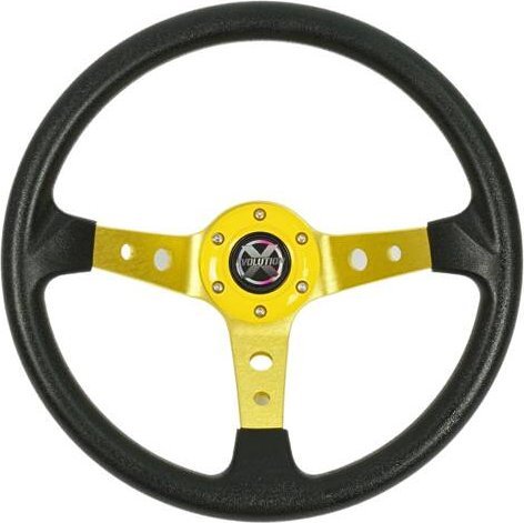 RBS Kierownica Evolution X - PU złota