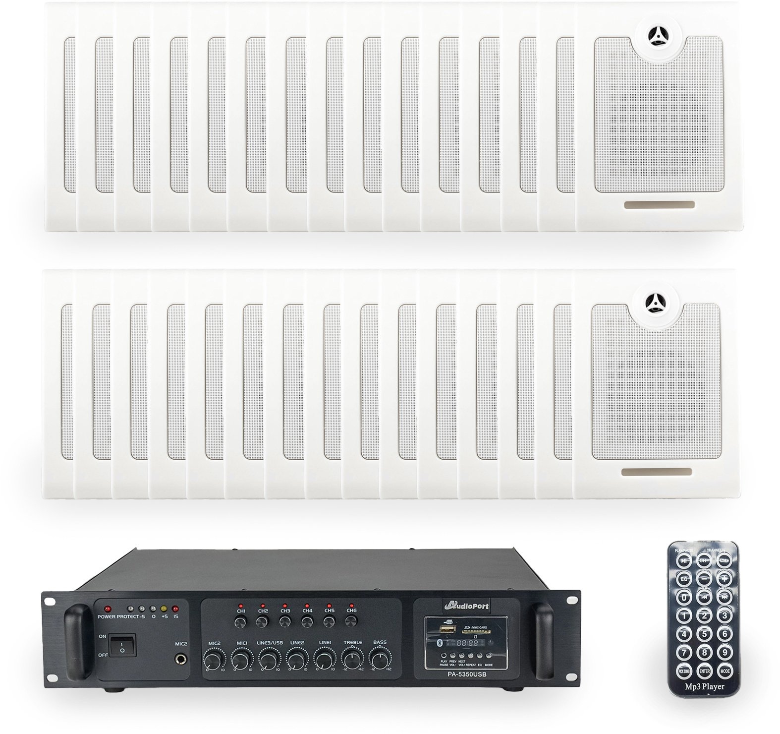 Wzmacniacz audio 350W/100V PA-5350 Audioport one size