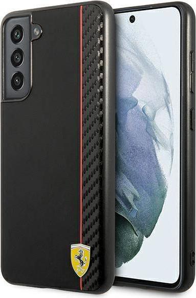 Ferrari Ferrari FESAXHCS21FBK S21 FE G990 czarny/black hardcase On Track Carbon Stripe